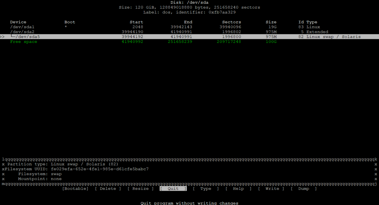 ขยาย root partition ext4 (Debian 11) แบบไม่ reboot